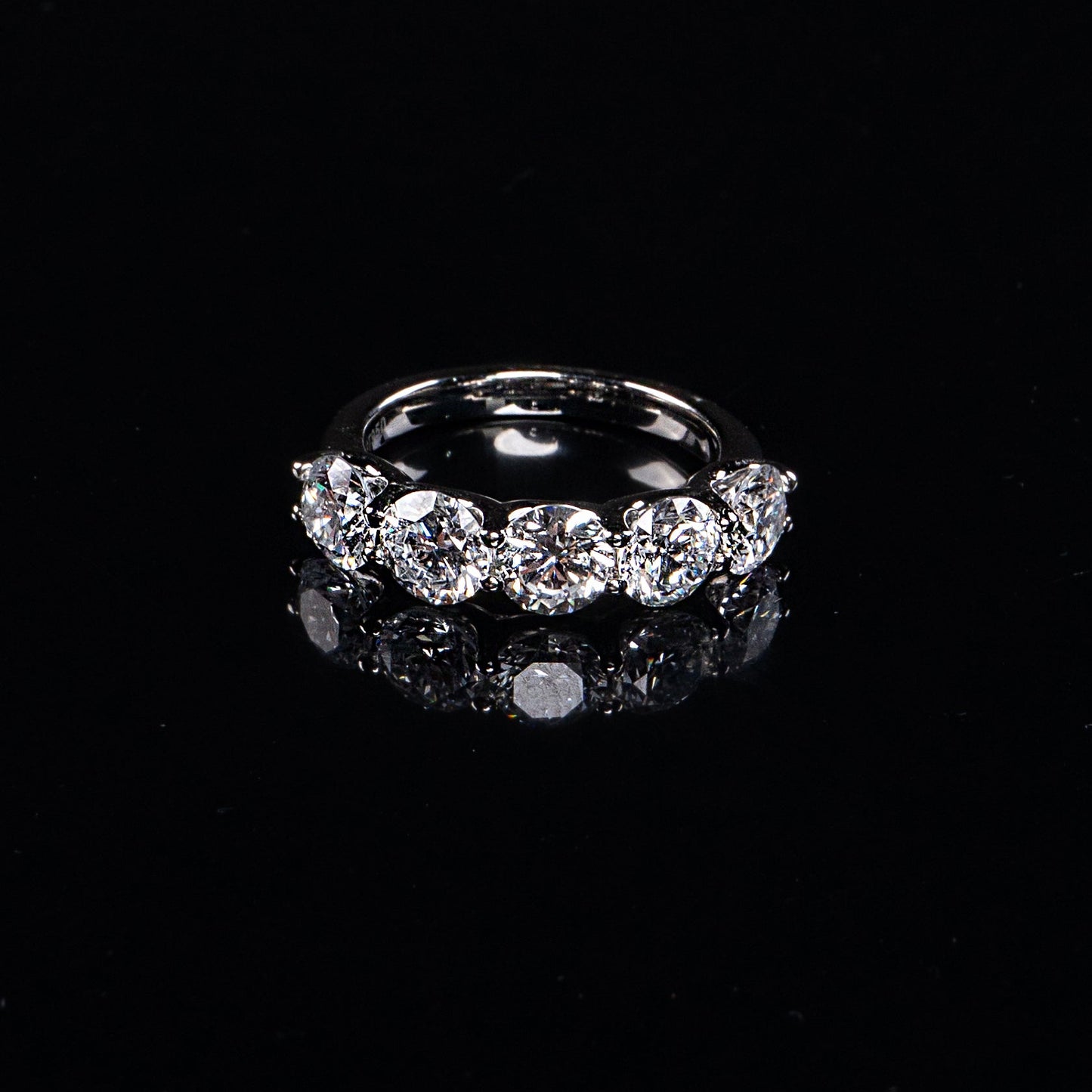 14K White Gold Lab Grown Diamond Ring