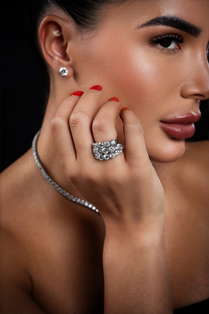 14K White Gold Lab Grown Diamond Ring