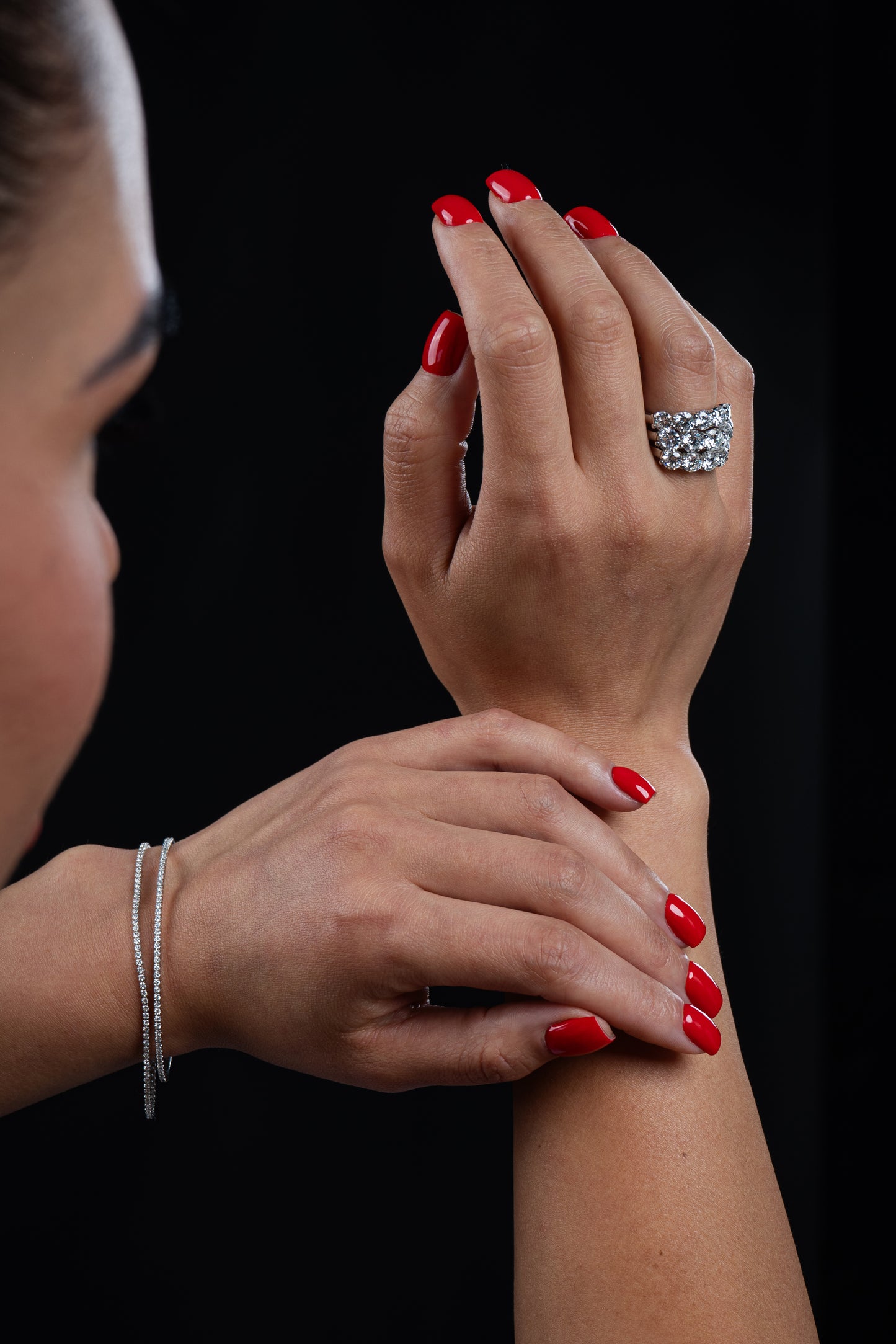 14K White Gold Lab Grown Diamond Ring