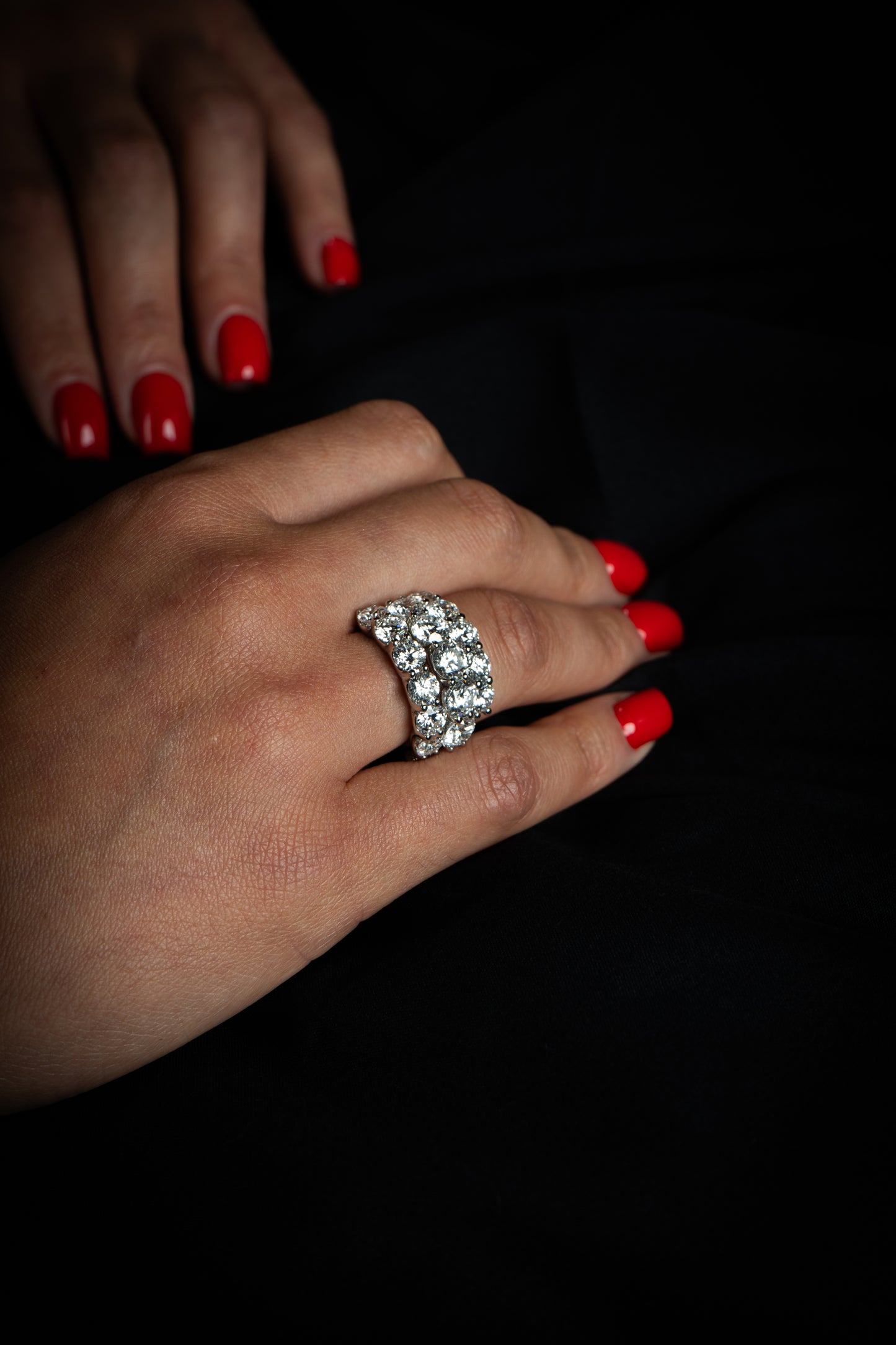 14K White Gold Lab Grown Diamond Ring