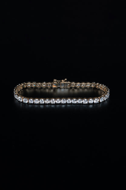 14k White Gold Lab Grown Diamond Tennis Bracelet