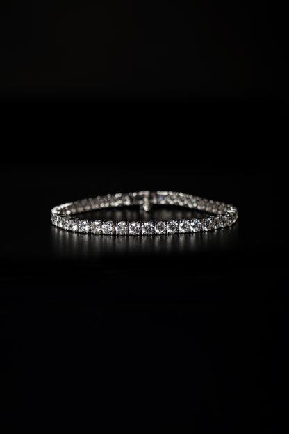 14k White Gold Lab Grown Diamond Tennis Bracelet